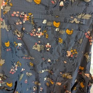 Duluth Gnome-Print Gardening Overalls